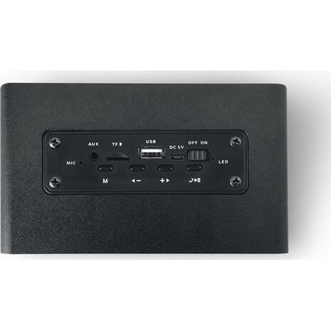 Ηχείο Bluetooth NOD RnB Concert 10W Ξύλινο με Ραδιόφωνο και 5 ώρες Λειτουργίας μαύρο